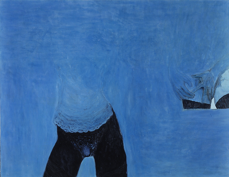 THE BLUE DREAM, 1993, acrylic on canvas, 130×170 cm